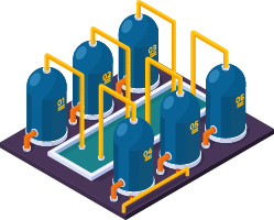 Smart water-Control y ajuste niveles de presión tubos de transmission
